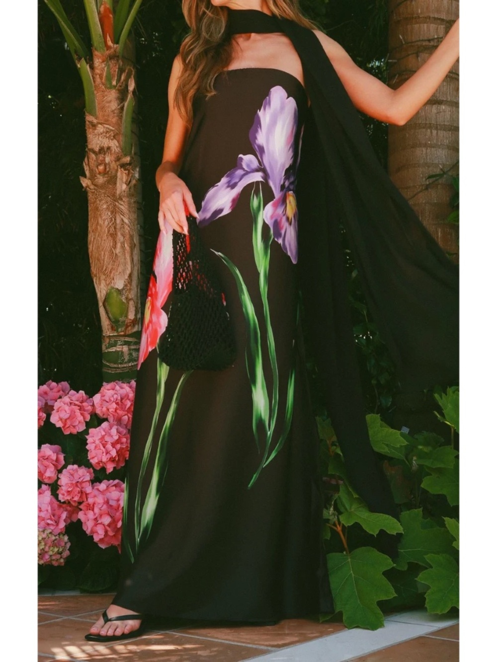 SHOW ME YOUR MUMU WILD IRIS MAXI DRESS S